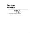 FISHER CA276 Instrukcja Serwisowa