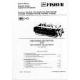 FISHER FVH-P20 MECHANISM Instrukcja Serwisowa
