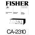 FISHER CA-2310 Instrukcja Obsługi