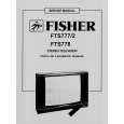 FISHER FTS777/2 Instrukcja Serwisowa