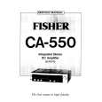 FISHER CA550 Instrukcja Serwisowa