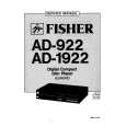 FISHER AD922 Instrukcja Serwisowa