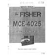 FISHER MCE4025 Instrukcja Serwisowa