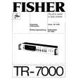FISHER TR-7000 Instrukcja Obsługi