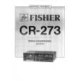 FISHER CR273 Instrukcja Serwisowa