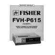 FISHER FVHP618 Instrukcja Serwisowa