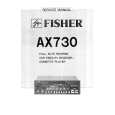 FISHER AX730 Instrukcja Serwisowa
