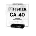 FISHER CA40 Instrukcja Serwisowa
