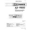 FISHER AXR600 Instrukcja Serwisowa