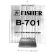 FISHER B701 Instrukcja Serwisowa